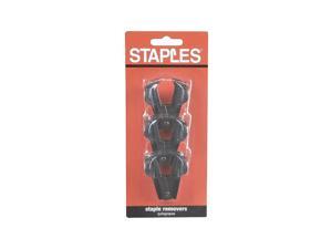 Staples Claw Staple Removers Black 3/Pack (10583) 482920 Staples Claw Staple Removers Black 3/Pack (10583) 482920