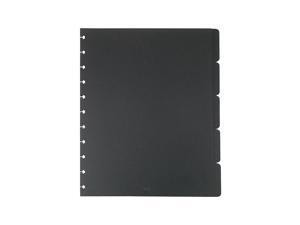 Staples? Arc Notebook Tab Dividers, Letter-sized, Black, 9 x 11, Set of 5 Staples? Arc Notebook Tab Dividers, Letter-sized, Black, 9 x 11, Set of 5