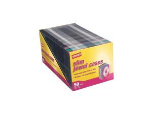 Staples 5mm Slim Jewel Cases 50/Pack 445567 Staples 5mm Slim Jewel Cases 50/Pack 445567