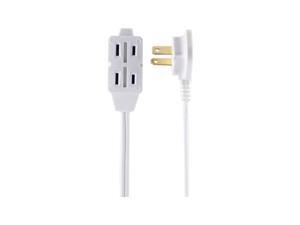 Staples 12' Extension Cord 3-Outlet White (22138) 398804 Staples 12' Extension Cord 3-Outlet White (22138) 398804