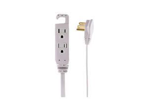 Staples 15' Extension Cord 3-Outlet with Safety Covers Gray (22130) 398822 Staples 15' Extension Cord 3-Outlet with Safety Covers Gray (22130) 398822