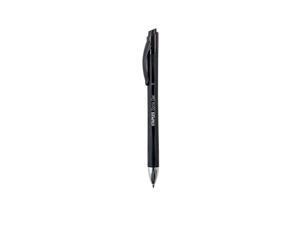 Staples Sonix Retractable Gel-Ink Pens Medium Point Black Dozen (13561-CC)