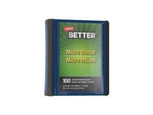 Staples Better 1-Inch Round-Ring Micro View Binder Blue (26230) Staples Better 1-Inch Round-Ring Micro View Binder Blue (26230)