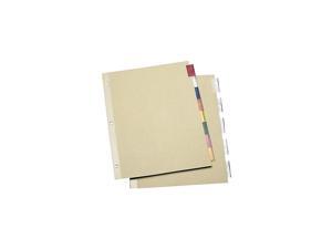 Staples Economy Insertable Paper Dividers 5-Tab Multicolor 6 Sets/PK 13518/14484 Staples Economy Insertable Paper Dividers 5-Tab Multicolor 6 Sets/PK 13518/14484