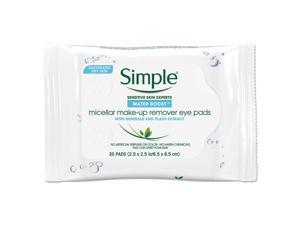 Simple® Eye And Skin Care, Eye Make-Up Remover Pads, 30/Pack, 6 Packs/Carton Simple® Eye And Skin Care, Eye Make-Up Remover Pads, 30/Pack, 6 Packs/Carton