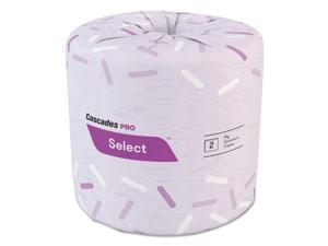 Select Standard Bath Tissue, 2-Ply, White, 500 Sheets/Roll, 96 Rolls/Carton B045