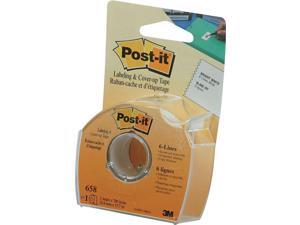 Post-it Labeling and Cover-Up Tape, 6-Line, 1 x 658-CASE Post-it Labeling and Cover-Up Tape, 6-Line, 1 x 658-CASE