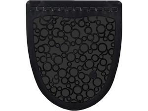 Fresh Products P-Shield Urinal Mat, Black, 6/CT PSUMF00 Fresh Products P-Shield Urinal Mat, Black, 6/CT PSUMF00