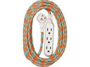 360 Electrical Habitat Accent 8' General Purpose Extension Cord 3 Outlets Poppy 360 Electrical Habitat Accent 8' General Purpose Extension Cord 3 Outlets Poppy