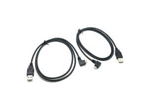 1set Left & Right Angled 90 Degree Micro USB 5Pin Male to USB 2.0 Male Data Charge Cable 1m 1set Left & Right Angled 90 Degree Micro USB 5Pin Male to USB 2.0 Male Data Charge Cable 1m