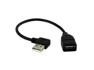 Right Angled 90 Degree USB 2.0 Male to Female Extension Data Cable 0.2m Right Angled 90 Degree USB 2.0 Male to Female Extension Data Cable 0.2m