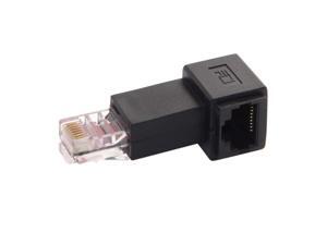 90 Degree Left Angled RJ45 8P8C FTP STP UTP CAT5e Male to Female Lan Ethernet Adapter 90 Degree Left Angled RJ45 8P8C FTP STP UTP CAT5e Male to Female Lan Ethernet Adapter