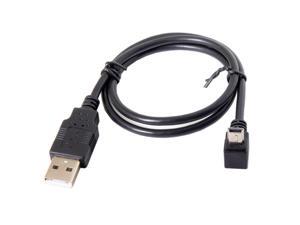 Up Angled 90 Degree Mini USB Type B 5Pin Male to USB 2.0 Male Data Cable 50cm Up Angled 90 Degree Mini USB Type B 5Pin Male to USB 2.0 Male Data Cable 50cm