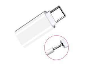 USB Type-C USB-C Male to Audio AUX 3.5mm Female Earphone Converter Adapter White for USB-Type-C-Phones-without-Earphone-Jack