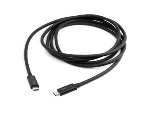 Thunderbolt 3 USB-C USB 3.1 Male to Thunderbolt3 Male 40Gbps Cable 200cm for Dell XPS13