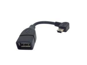 Up And Down Angled 90 Degree Micro Usb Male To Usb 2 0 Female Otg Cable 0 1m For Keyboard Mouse Usb Flash To Android Phone Tablet Cannot Charge Device Newegg Com