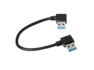 USB 3.0 Type A 90 Degree Right Angled Male to Right Angled Male Data Cable 15cm USB 3.0 Type A 90 Degree Right Angled Male to Right Angled Male Data Cable 15cm