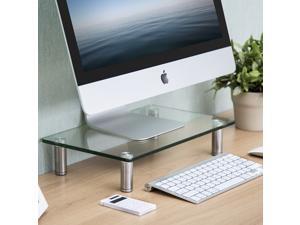 Fitueyes Clear Computer Monitor Riser 3'' High 15.1'' Save Space Desktop Stand Fitueyes Clear Computer Monitor Riser 3'' High 15.1'' Save Space Desktop Stand