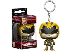 Funko Power Rangers Movie Pocket POP Yellow Ranger Vinyl Figure Keychain Funko Power Rangers Movie Pocket POP Yellow Ranger Vinyl Figure Keychain
