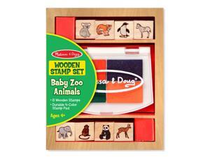 Melissa And Doug Baby Zoo Animals Wooden Stamp Set Melissa And Doug Baby Zoo Animals Wooden Stamp Set