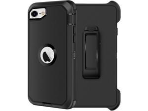 AICase BeltClip Holster Drop Protection Full Body Rugged Heavy Duty Case for iPhone SE 2020