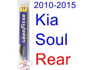 Goodyear Wiper Blades Windshield Wipers Washers Replacement 2010 2017 Kia Soul Wiper Blade Rear Goodyear