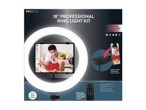Vivitar 18" Outer Dimmable Surface Mounted LED Ring Light Kit