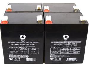 SPS Brand 12V 5 Ah Replacement Battery  for APC SMART-UPS DLA3000RM2U UPS (5 PACK)