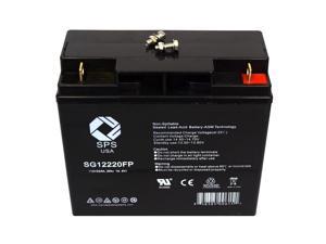 SPS Brand 12V 22Ah Replacement Battery for SPS 12V 22AH 264W Sealed Lead Acid  Battery - T3 Terminals (1 Pack)