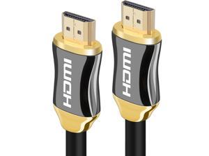 Ultra High Speed hdmi cable 25ft 4k HDMI cables support Ethernet ,3D,4K,18gbps and Audio Return (ARC)CL3 function and with 24k golden plated connector - Full Hd [Latest Version]
