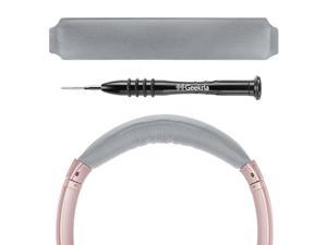 Geekria Headband Pad Compatible with Bose QuietComfort 35 ii Gaming, QC35 II, QC35, QC25 Headphones with Screwdriver, Replacement Hook and Loop Headband Cushion, Repair Parts (Grey)