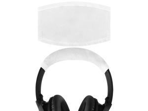 Geekria 100 Pieces Disposable Headband Cover / Hook and Loop Headband / Headband Protector for Bose QuietComfort 35 II, QC35, QuietComfort 25, QC25, QuietComfort 15, QC15 Headphones (White)