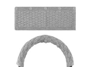 Geekria Knit Fabric Headband Pad Compatible with SONY WH-1000XM4, WH-1000XM3, Beats Studio 3, Studio 2.0 Headphone Replacement Headband / Headband Cushion / Replacement Pad Repair Parts (Grey)