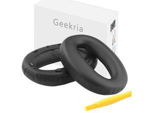 geekria earpad replacement for sony wh1000xm2 mdr1000x headphonesreplacement ear pads with clip ringear cushionear cupsear coverearpads repair parts blackplastic ring