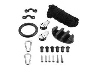 1 Set Water Sports Kayak Canoe Anchor Trolley Kit Cleat Rigging Ring Pulleys Pad Eyes Well Nuts Screws Kayak Accessories 1 Set Water Sports Kayak Canoe Anchor Trolley Kit Cleat Rigging Ring Pulleys Pad Eyes Well Nuts Screws Kayak Accessories