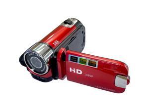 1080P LED Light High Definition Shooting Video Record Portable Camcorder Professional Digital Camera (Red) 1080P LED Light High Definition Shooting Video Record Portable Camcorder Professional Digital Camera (Red)