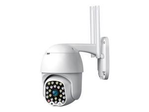 23 LEDs Wireless IP Camera Colored Waterproof Home Security Night Vision Motion Detection Monitor Surveillance Camera for Outdoor with US Plug (White) 23 LEDs Wireless IP Camera Colored Waterproof Home Security Night Vision Motion Detection Monitor Surveillance Camera for Outdoor with US Plug (White)