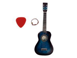 21 Inch Guitar Musical Instrument Guitar Acoustic Guitar Simple Style Guitar-BLUE 21 Inch Guitar Musical Instrument Guitar Acoustic Guitar Simple Style Guitar-BLUE