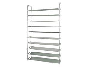 100cm Ultra Large Capacity 10 Layers Non-woven Fabrics and Steel Shoe Rack 100cm Ultra Large Capacity 10 Layers Non-woven Fabrics and Steel Shoe Rack