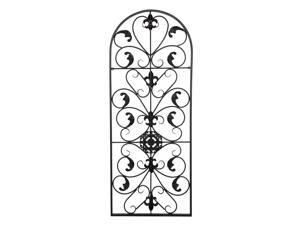 41.5" Semi-Circular Retro Decorative Spanish Arch Wall Art Victorian Style Iron Ornament 41.5" Semi-Circular Retro Decorative Spanish Arch Wall Art Victorian Style Iron Ornament