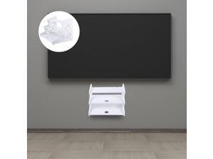 1Pc Wall-mounted Router Holder Punch-free Router Rack Storage Rack (White) 1Pc Wall-mounted Router Holder Punch-free Router Rack Storage Rack (White)