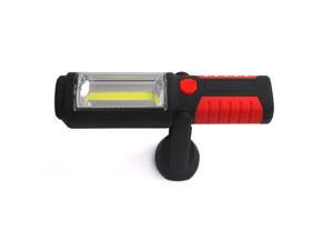 USB Rechargeable COB and LED USB Flashlight Torch Work Light Stand Magnetic with hook Flashlights for Outdoor (Red) USB Rechargeable COB and LED USB Flashlight Torch Work Light Stand Magnetic with hook Flashlights for Outdoor (Red)