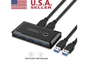 USB 3.0 Switch Selector 4 Port USB Sharing Switcher For PC Scanner Mouse Printer USB 3.0 Switch Selector 4 Port USB Sharing Switcher For PC Scanner Mouse Printer