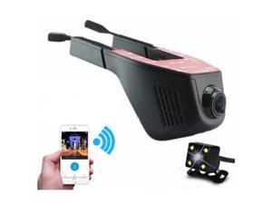 TinkSky WIFI Car DVR Dash Camera Hidden Video Recorder with Full HD 1080P 170 Degree Wide Angle TinkSky WIFI Car DVR Dash Camera Hidden Video Recorder with Full HD 1080P 170 Degree Wide Angle