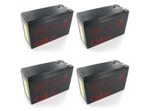 Quantity 4: CSB GP1272 F2 12V/7.2 AH OEM Sealed Lead Acid Battery Quantity 4: CSB GP1272 F2 12V/7.2 AH OEM Sealed Lead Acid Battery