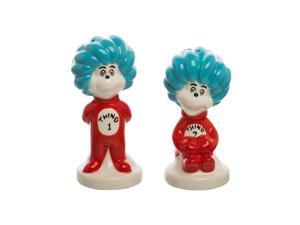 Dr. Seuss Thing 1 & 2 Sculpted Ceramic Salt & Pepper Set Dr. Seuss Thing 1 & 2 Sculpted Ceramic Salt & Pepper Set