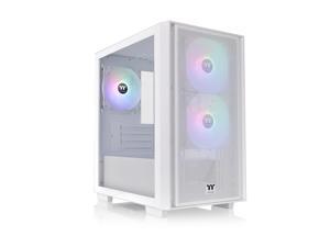 Thermaltake Versa H16 TG ARGB Snow Micro Tower Chassis CA-1Y8-00S6WN-01