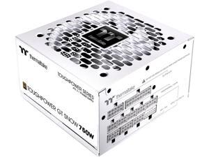 Thermaltake Toughpower GT 750W Snow ATX 3.1 Power Supply 80 Plus Gold Efficiency Smart Zero Fan Native 600W PCIe 5.1 Connector PS-TPT-0750FNFAGU-W