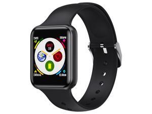 Model-SN72 Blood Pressure/Heart Rate/Blood Oxygen Monitor Bluetooth IP68 Smart Bracelet Band - Black