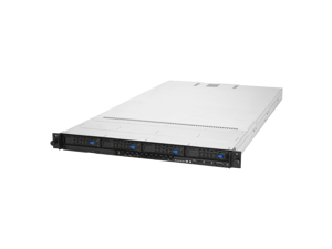 1U dual-socket server powered by 3rd Gen Intel Xeon Scalable processors that supports up to 32 DIMMs, one dual-slot GPU, 4 NVMe, four PCIe slots, one OCP 3.0, dual M.2 and ASUS ASMB10-iKVM.
